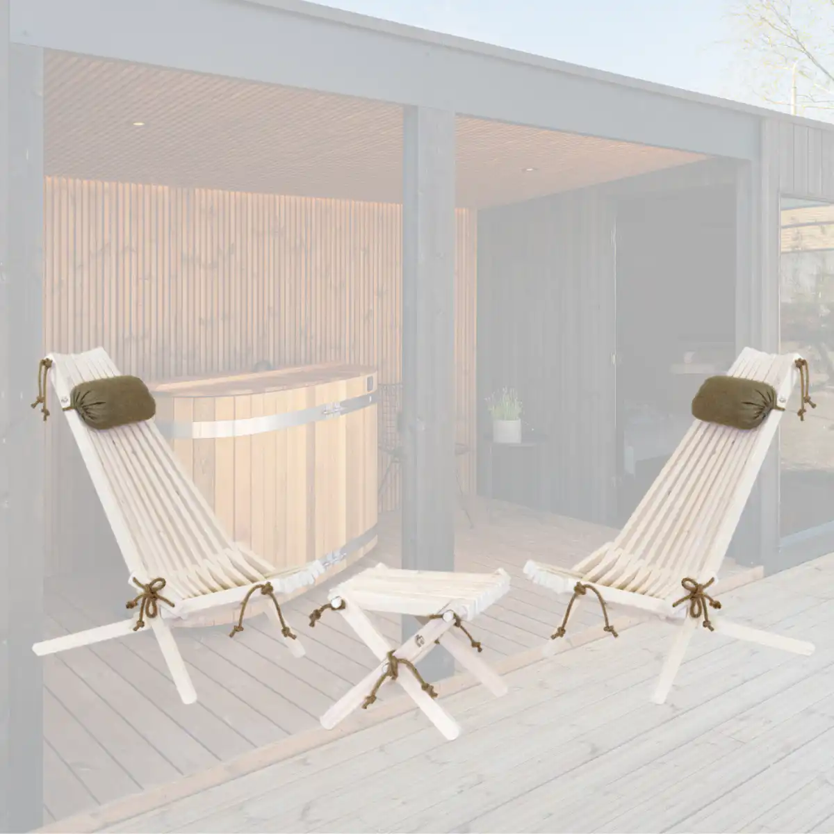 Ensemble mobilier de jardin Ecofurn
