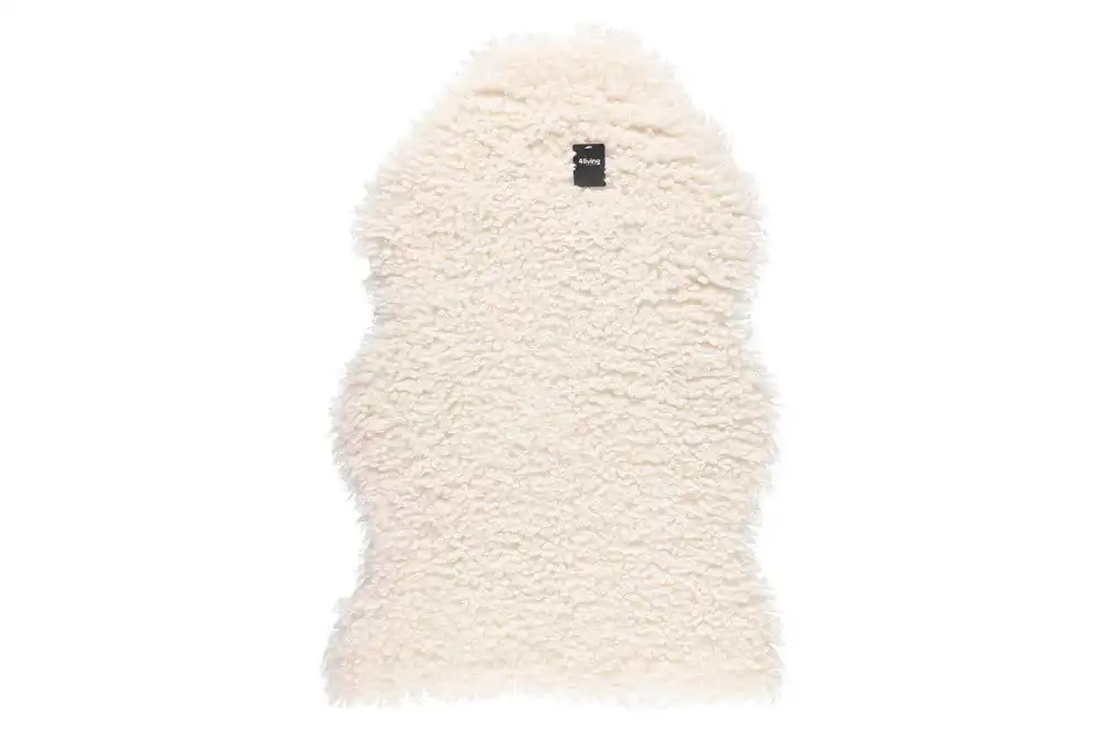 Fourrure décorative blanche
